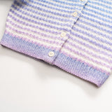 Fully Fashioning | Flynn Multicolor Rib Knit Cardigan